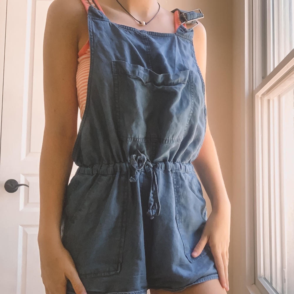 ⭐Tie up overalls